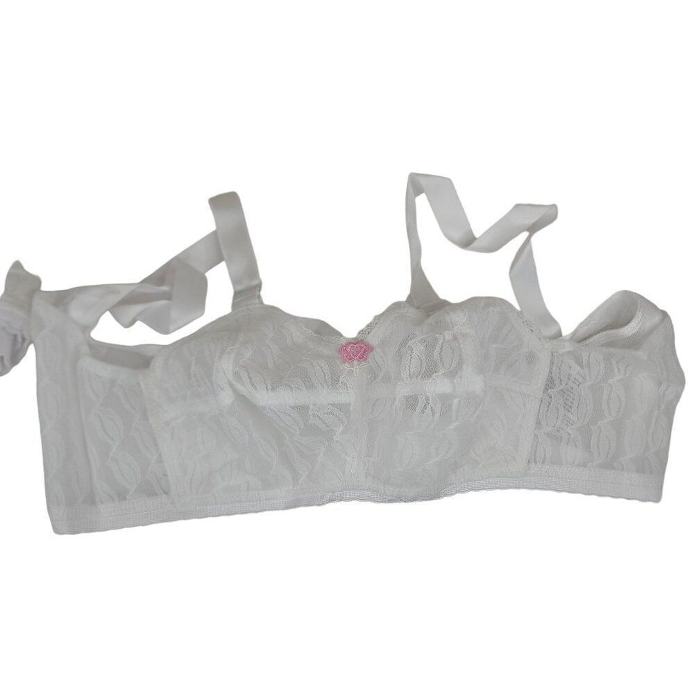 Ardyss Angel Bra White Size 30CC NEW Lot of 2 Wireless Comfort 4 Hooks